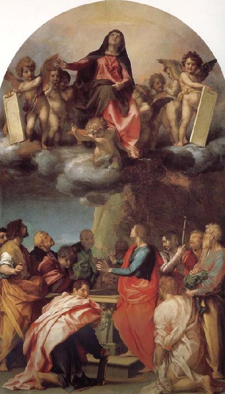 Andrea del Sarto Tikiri Panqia assumptions oil painting image